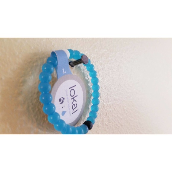 NWT Lokai Bracelet Blue Water  Find Your Balance Size Large - Picture 7 of 10